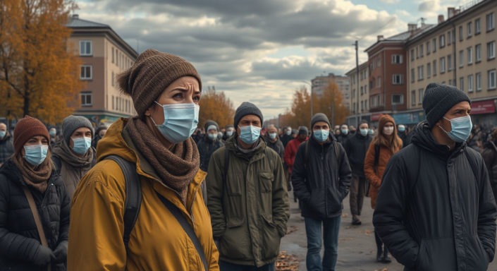 медицина эпидемия ОРВИ ОРЗ вирус пандемия